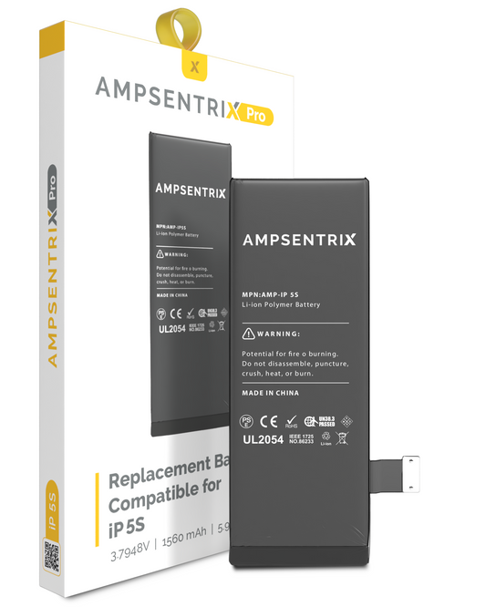 Replacement Battery For iPhone 5S (AmpSentrix Pro)