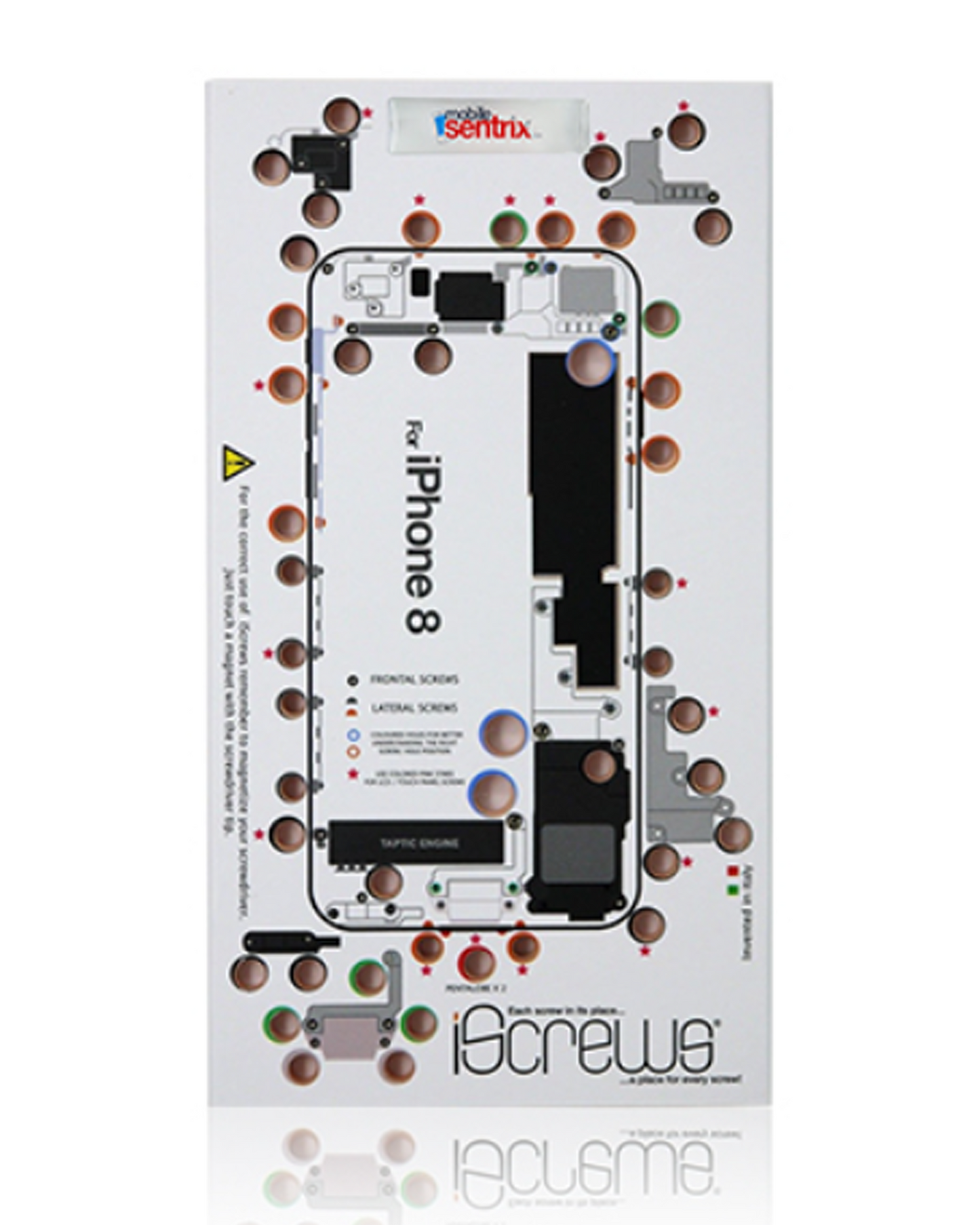 iScrews Position Mat For iPhone 8 (dottorpod)
