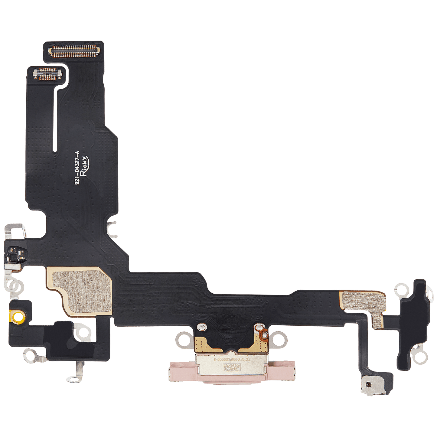 Charging Port Flex Cable For iPhone 15 (Aftermarket Plus) (Pink)