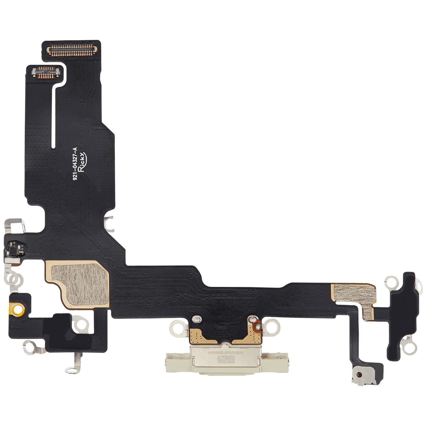 Charging Port Flex Cable For iPhone 15 (Aftermarket Plus) (Yellow)