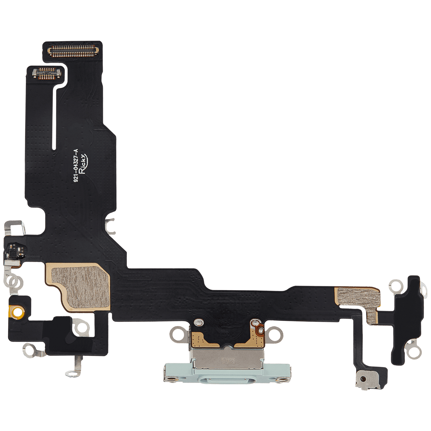 Charging Port Flex Cable For iPhone 15 (Aftermarket Plus) (Green)