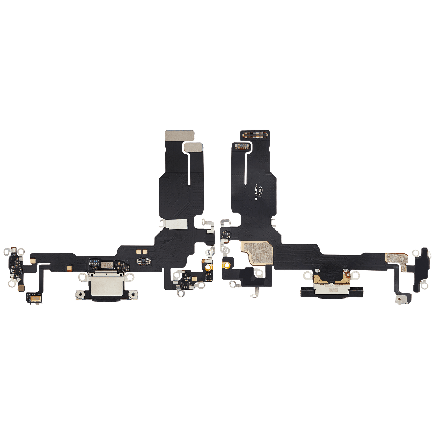 Charging Port Flex Cable For iPhone 15 (Aftermarket Plus) (Black)