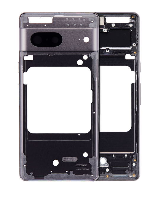 Mid-Frame Housing For Google Pixel 7 (Obsidian) - replacement part product view