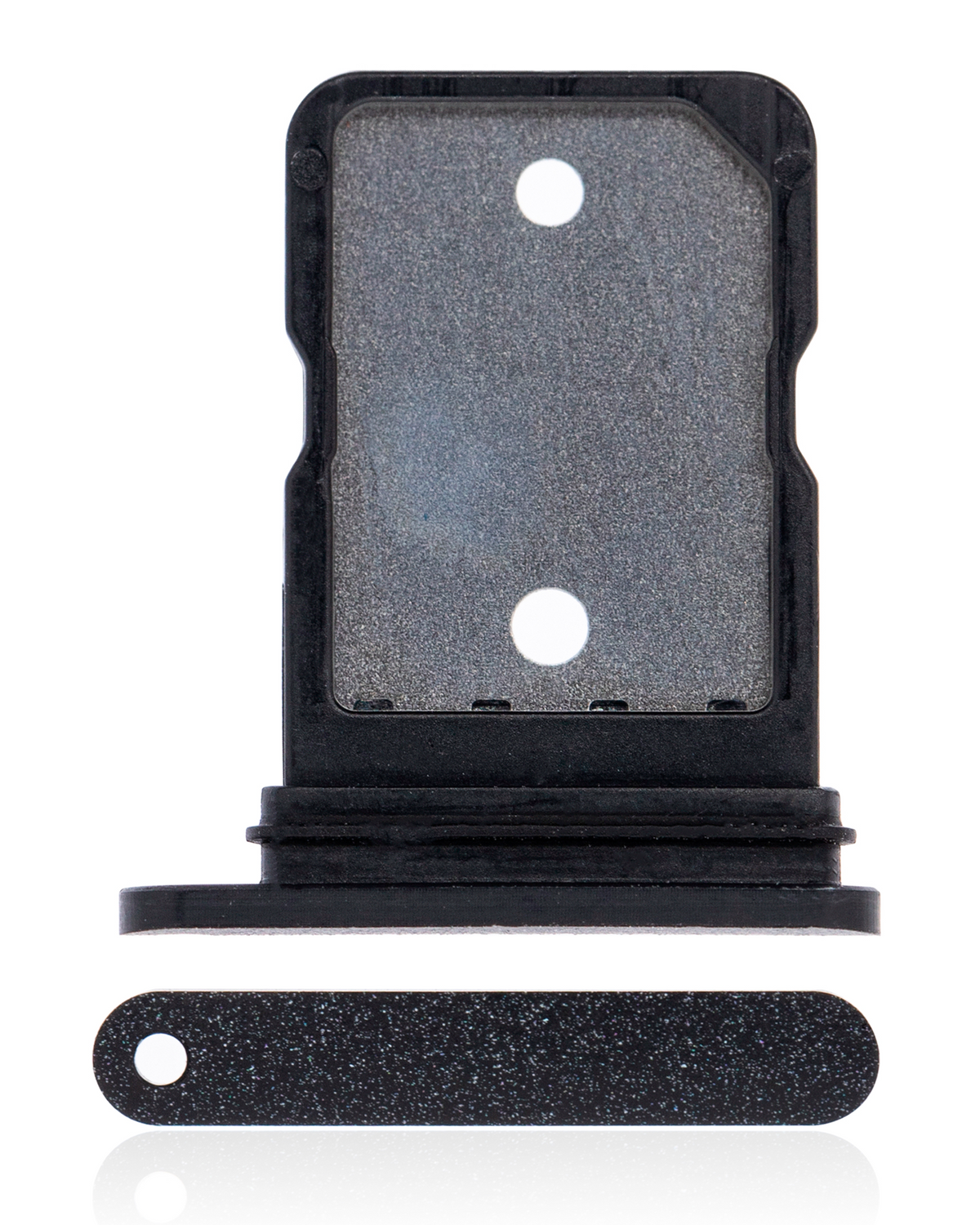 Single Sim Card Tray For Google Pixel 5 (Just Black) - replacement part product view