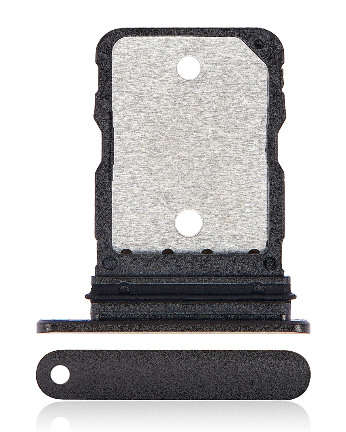 Single Sim Card Tray For Google Pixel 6 (Stormy Black) - replacement part product view