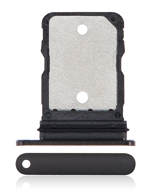 Single Sim Card Tray For Google Pixel 6 (Stormy Black) - replacement part product view