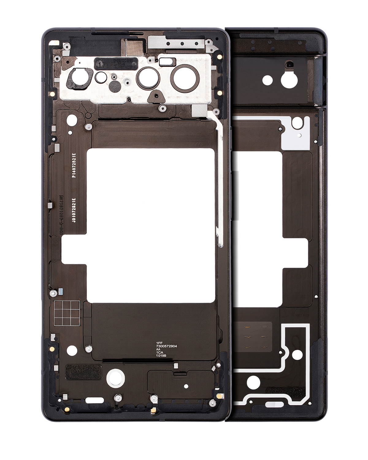 Mid-Frame Housing For Google Pixel 6 (Stormy Black) - replacement part product view
