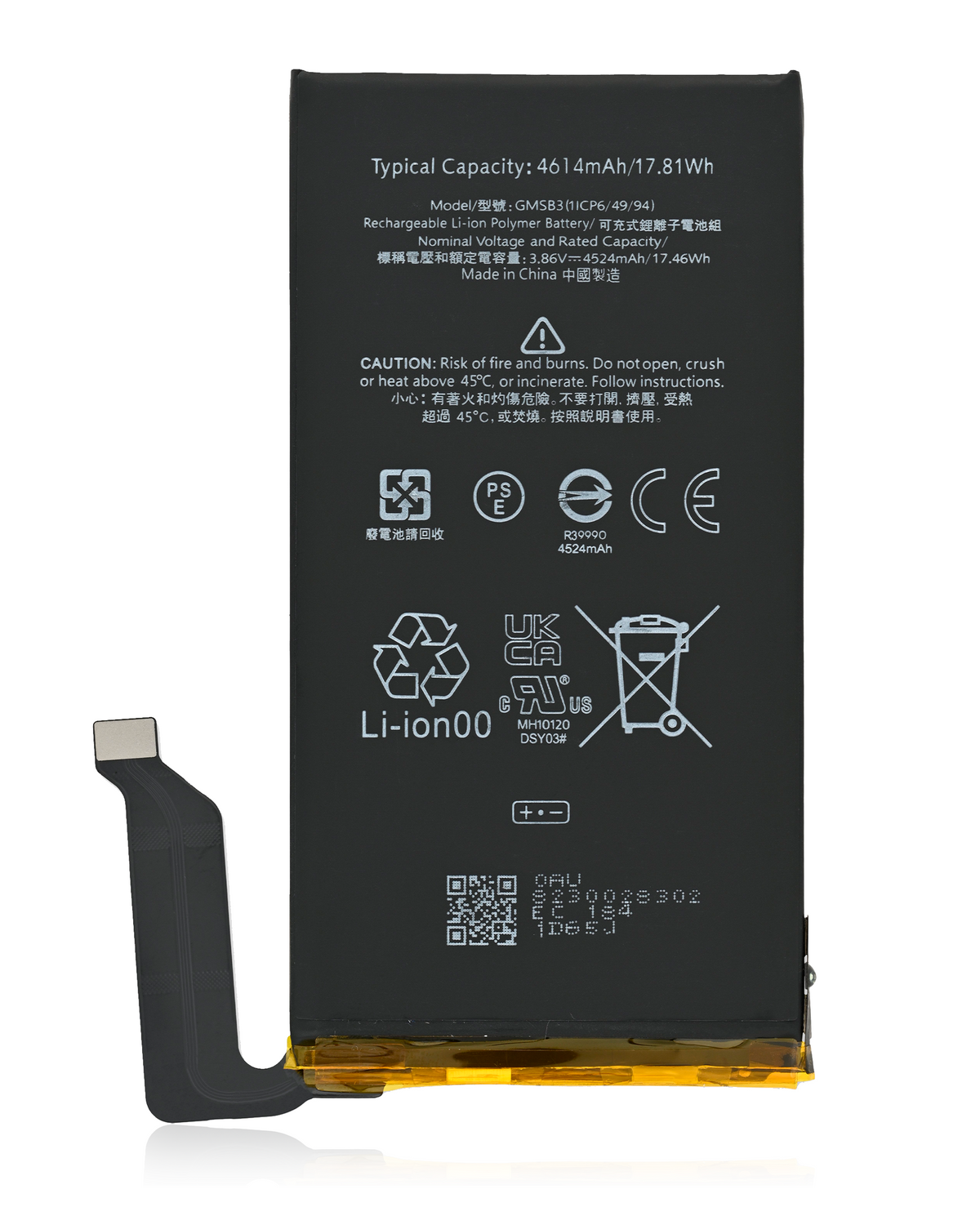 Replacement Battery For Google Pixel 6 (GMSB3) - replacement part product view