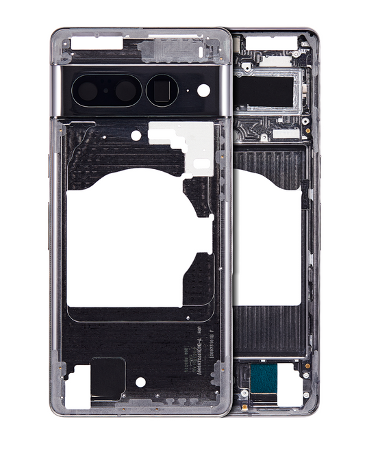 Mid-Frame Housing For Google Pixel 7 Pro (Obsidian) - replacement part product view