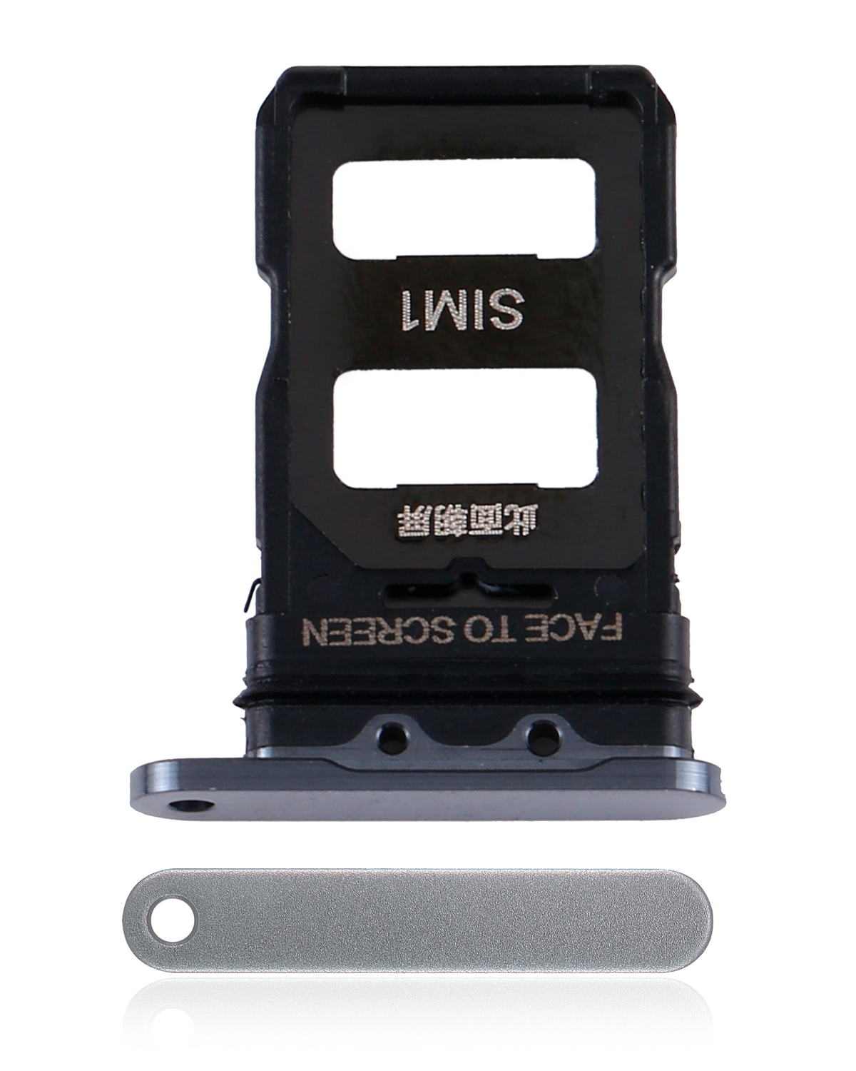 Dual Sim Card Tray For Xiaomi Mi 11 (Midnight Gray) - replacement part product image SKU 107082119022 - image 1