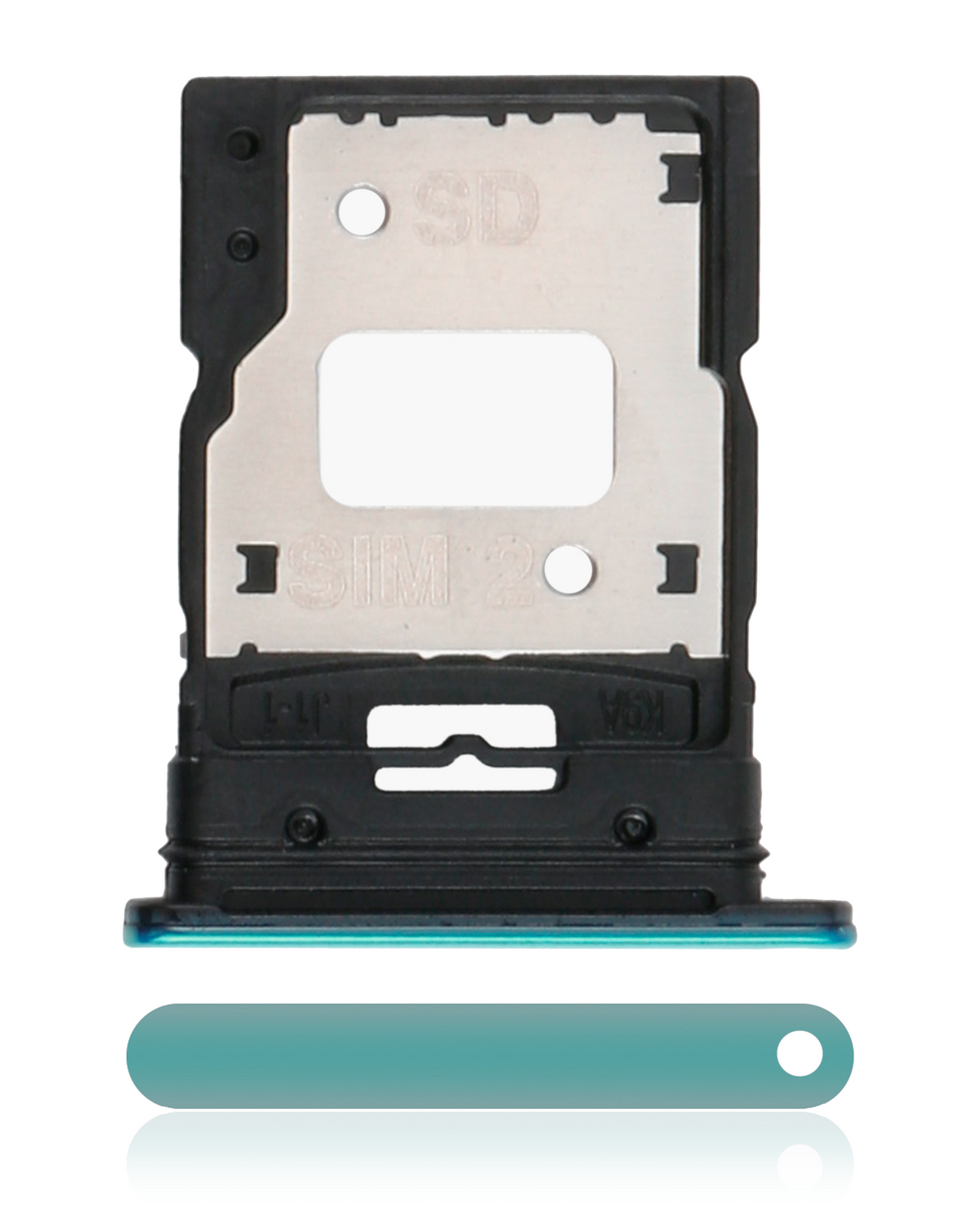 Dual Sim Card Tray For Xiaomi Mi 11 Lite (Green) - replacement part product image SKU 107082114624 - image 1