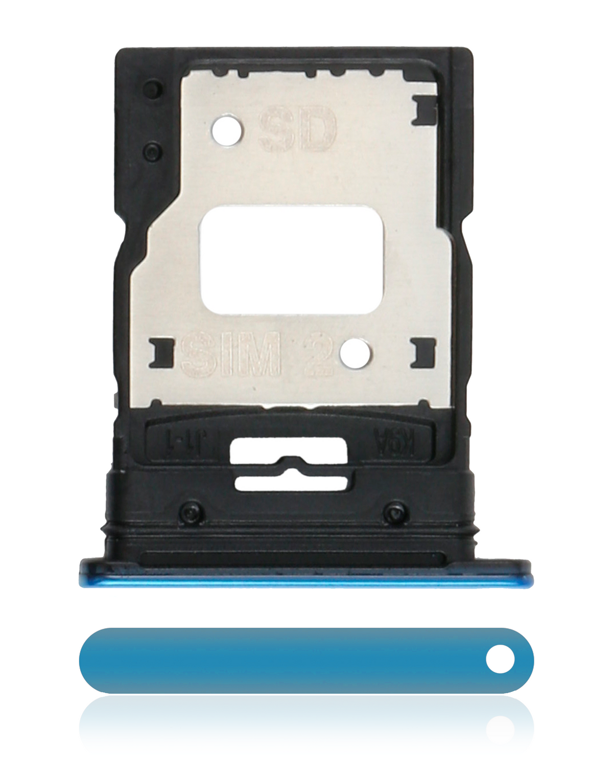 Dual Sim Card Tray For Xiaomi Mi 11 Lite (Bubblegum Blue) - replacement part product image SKU 107082114622 - image 1