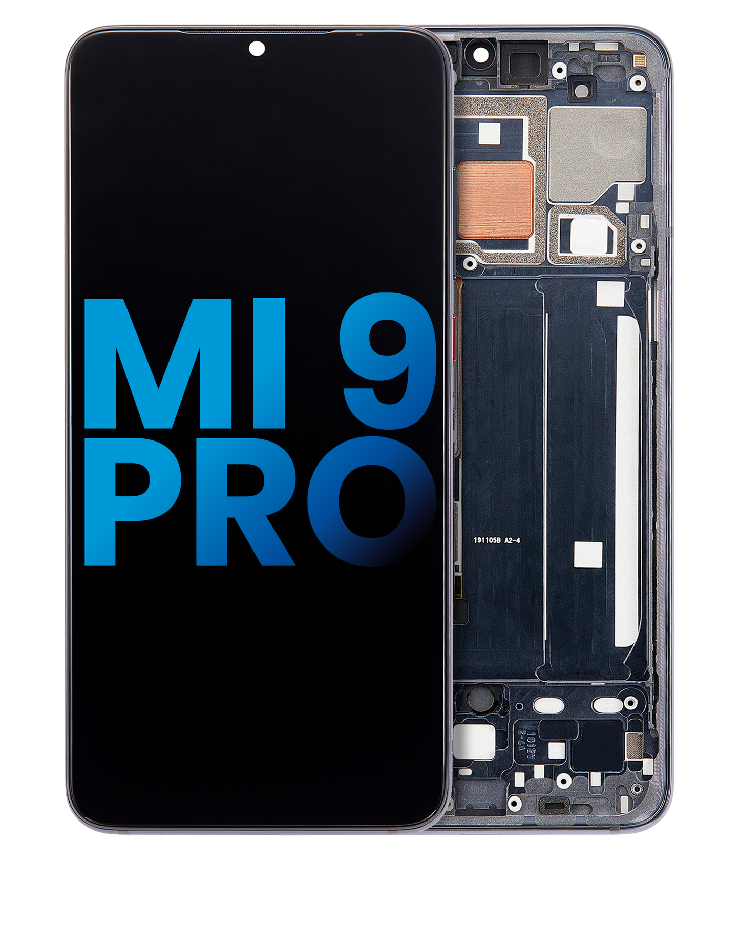 LCD Assembly With Frame For Xiaomi Mi 9 Pro (Aftermarket: Incell) (Titanium Black) - replacement part product image SKU 107082113601 - image 1