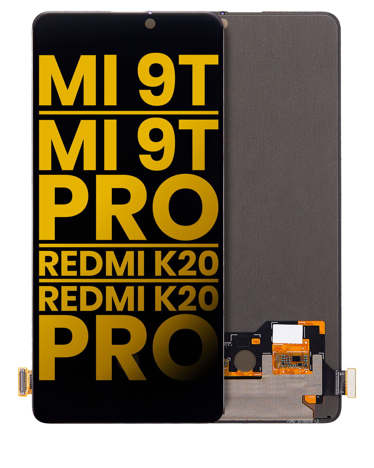 OLED Assembly Without Frame For Xiaomi Mi 9T / 9T Pro / K20 / K20 Pro (Refurbished) (All Colors) - replacement part product image SKU 107082126501 - image 1