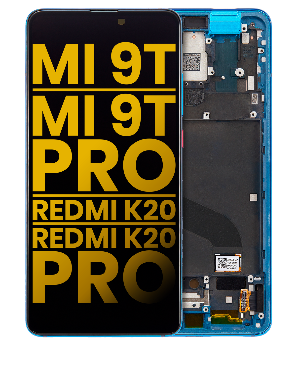 OLED Assembly With Frame For Xiaomi Mi 9T / 9T Pro / K20 / K20 Pro (Refurbished) (Glacier Blue) - replacement part product image SKU 107082119303 - image 1