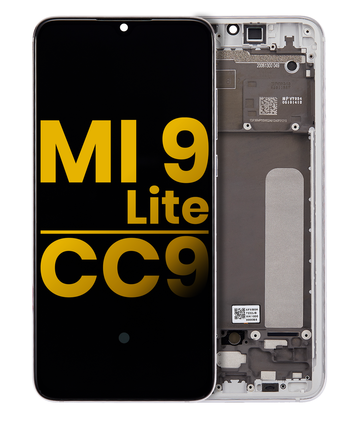 OLED Assembly With Frame For Xiaomi Mi 9 Lite / CC9 (Refurbished) (Pearl White) - replacement part product image SKU 107082113505 - image 1