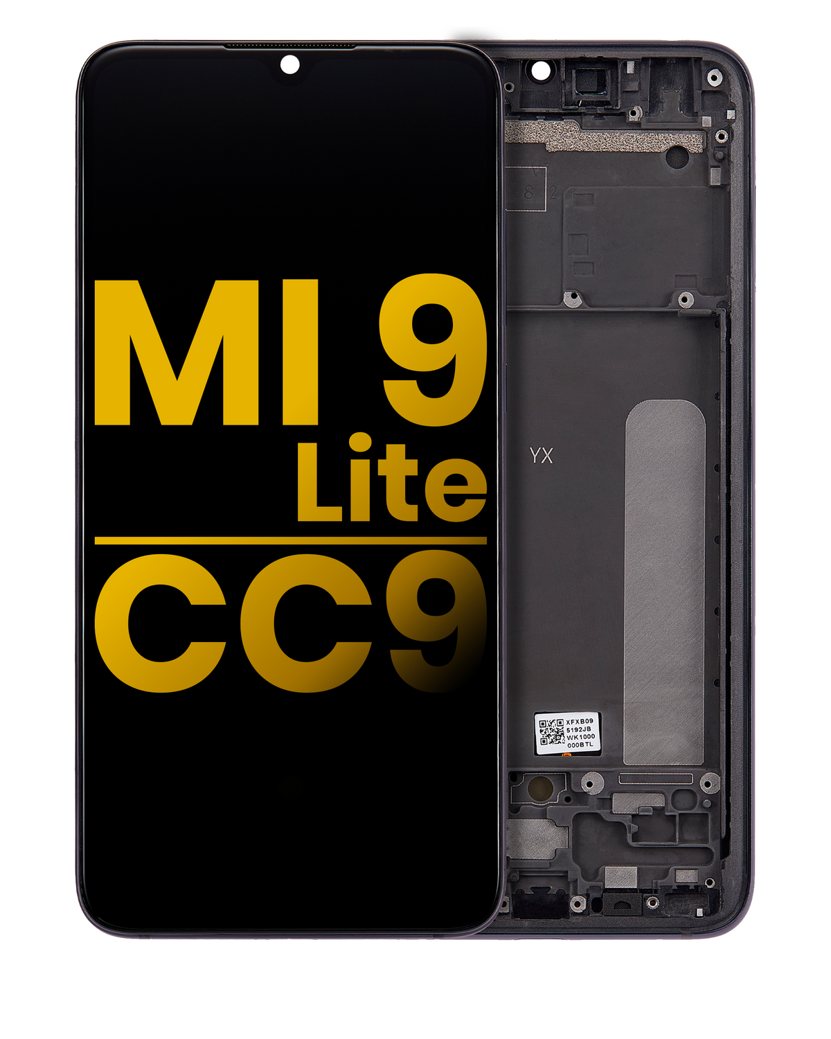 OLED Assembly With Frame For Xiaomi Mi 9 Lite / CC9 (Refurbished) (Onyx Gray) - replacement part product image SKU 107082113506 - image 1
