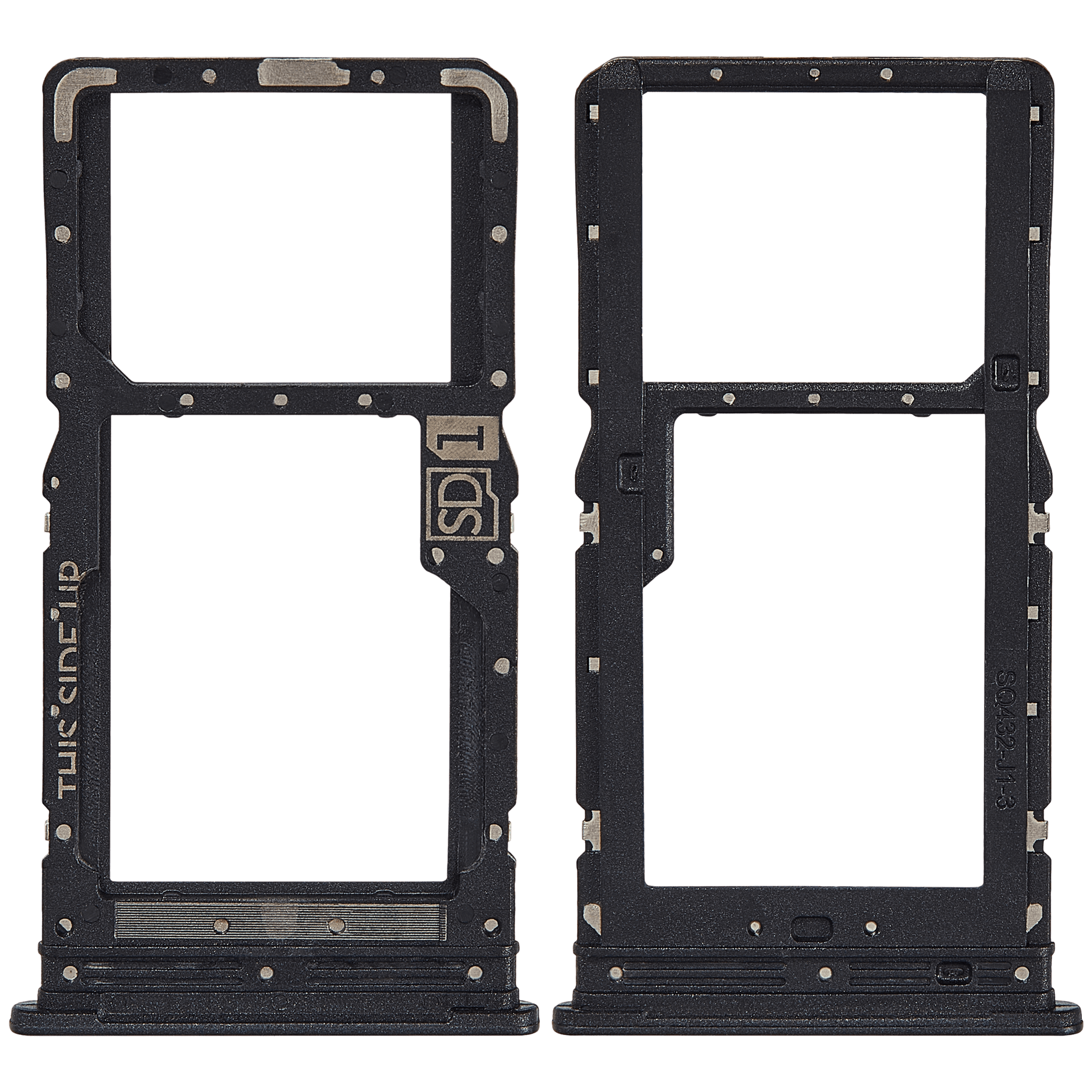Single Sim Card Tray For Motorola Moto G34 (XT2363 /2023) (Charcoal Black) replacement part SKU 107082091920 image 2