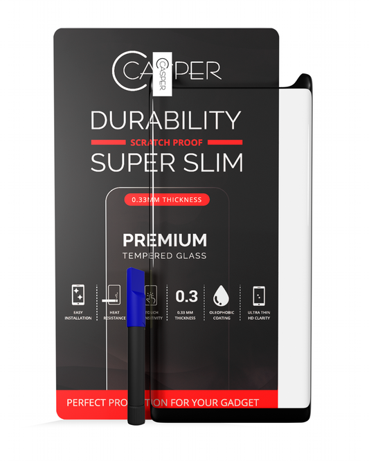 Casper UV Tempered Glass With Glue For Samsung Galaxy Note 9 (Case Friendly) (Retail Pack)
