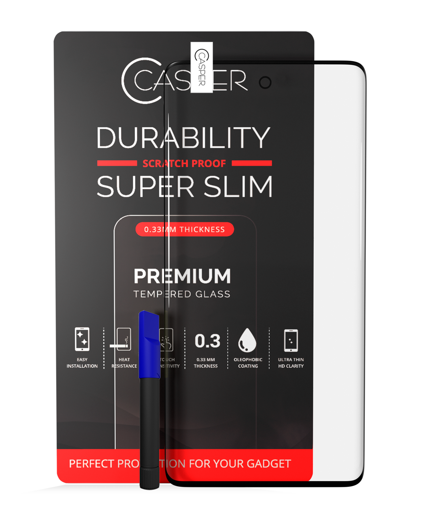 Casper UV Tempered Glass With Glue For Samsung Galaxy S20 Ultra (Case Friendly) (Retail Pack)