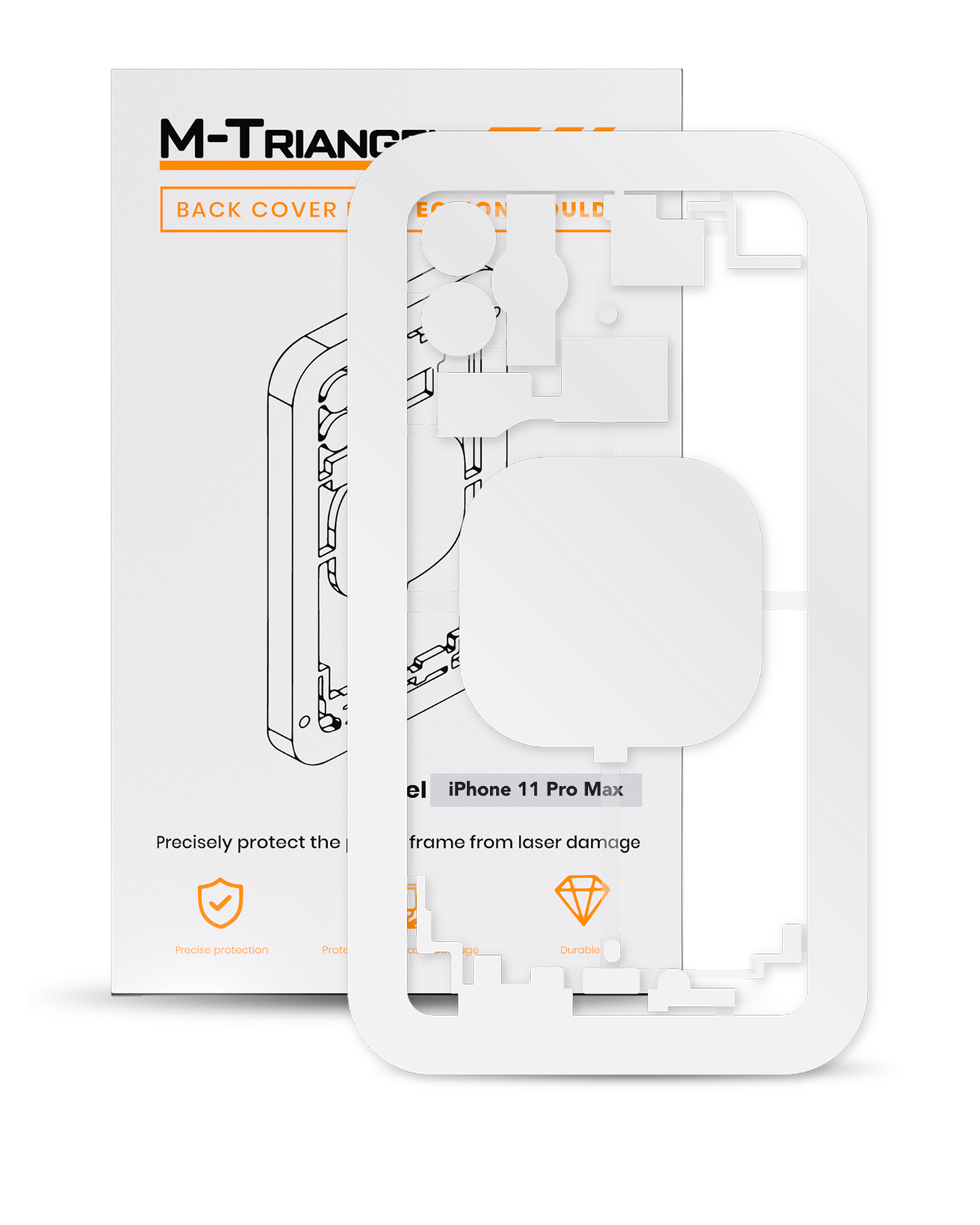 Laser Machine Protection Mold For iPhone 11 Pro Max (M-Triangel)