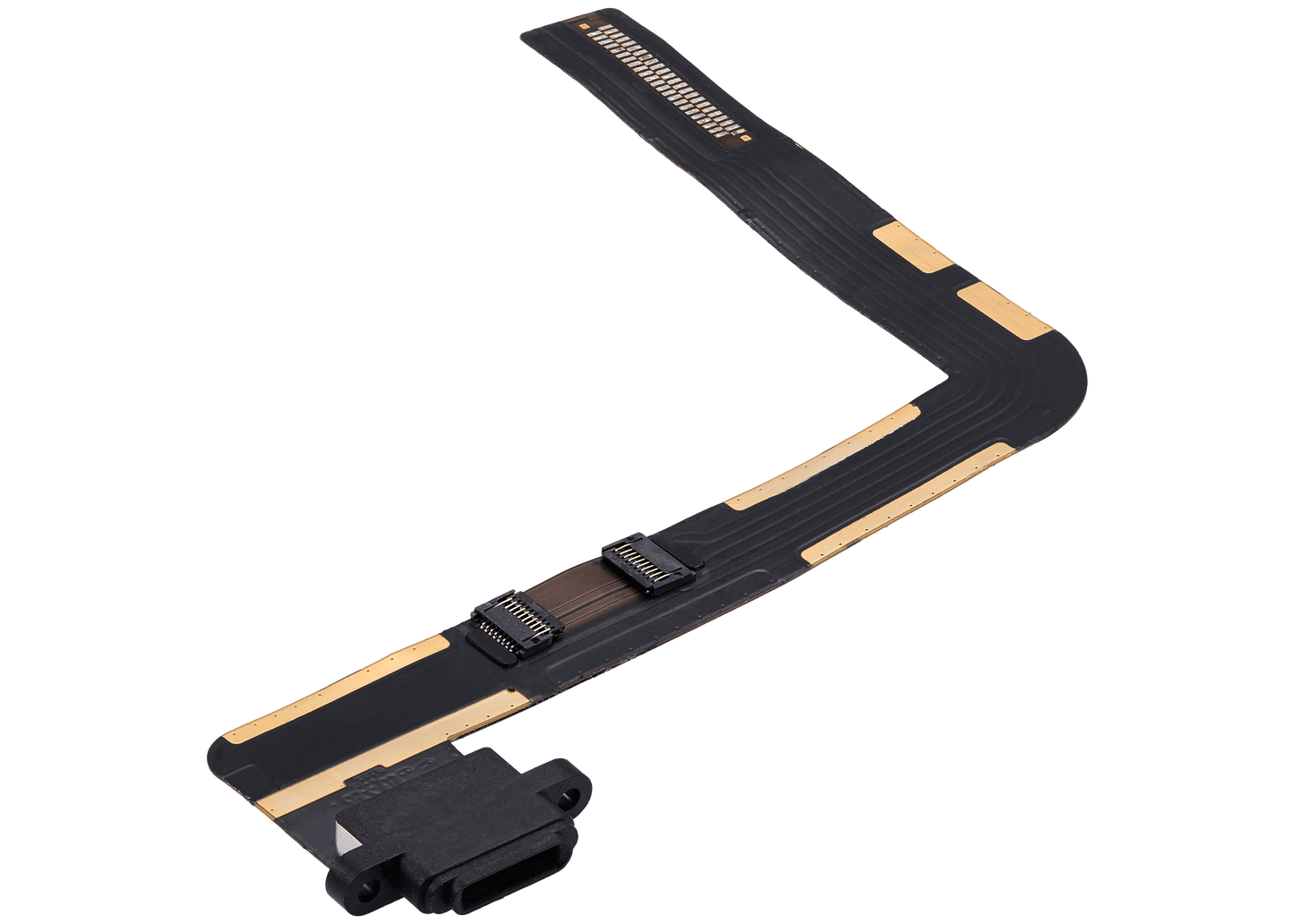 Charging Port Flex Cable For iPad 7 (2019) / iPad 8 (2020) / iPad 9 (2021) (Used OEM Pull: Grade A) (Black)