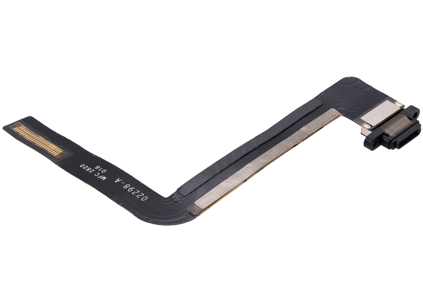 Charging Port Flex Cable For iPad 7 (2019) / iPad 8 (2020) / iPad 9 (2021) (Used OEM Pull: Grade A) (Black)