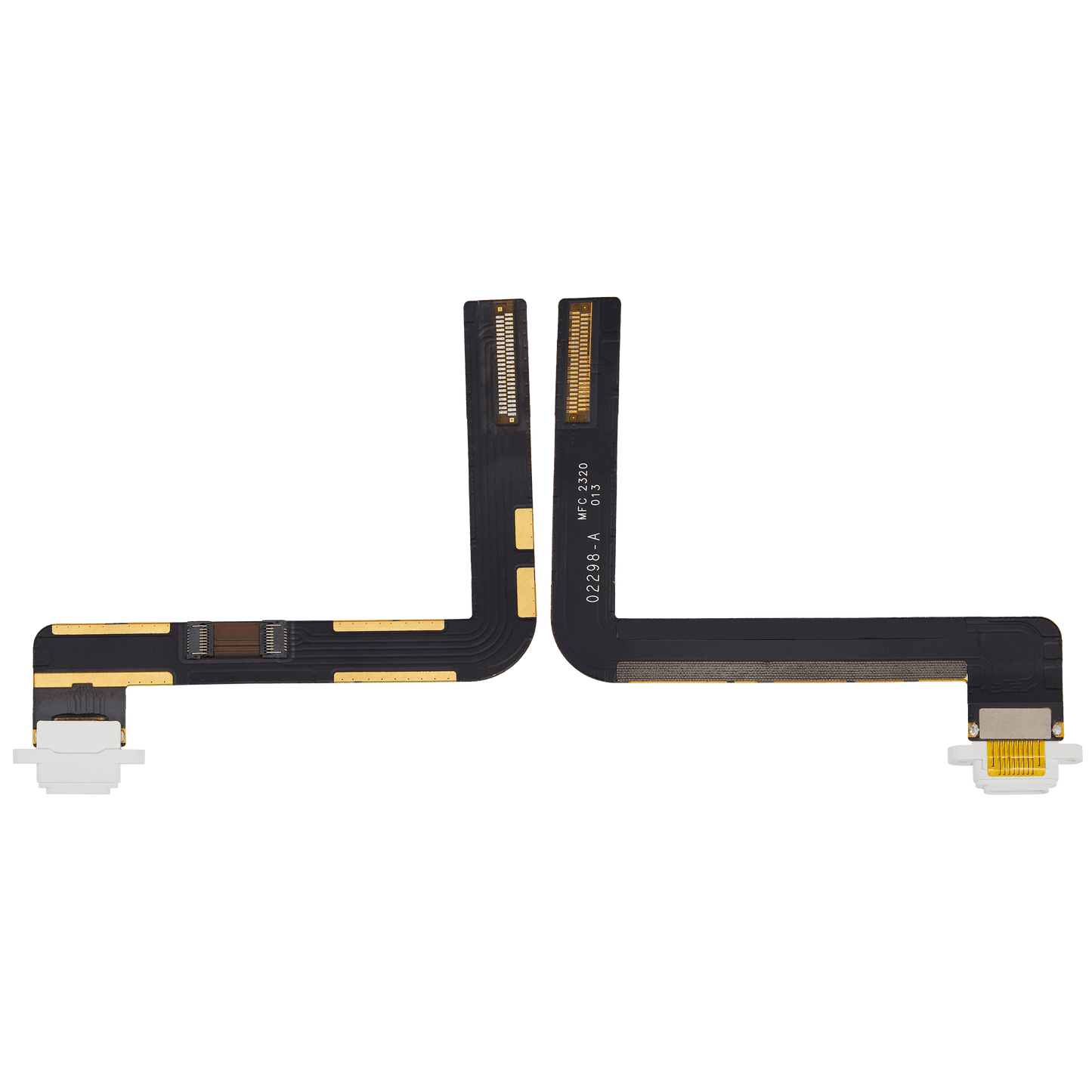 Charging Port Flex Cable For iPad 7 (2019) / iPad 8 (2020) / iPad 9 (2021) (Used OEM Pull: Grade A) (White)