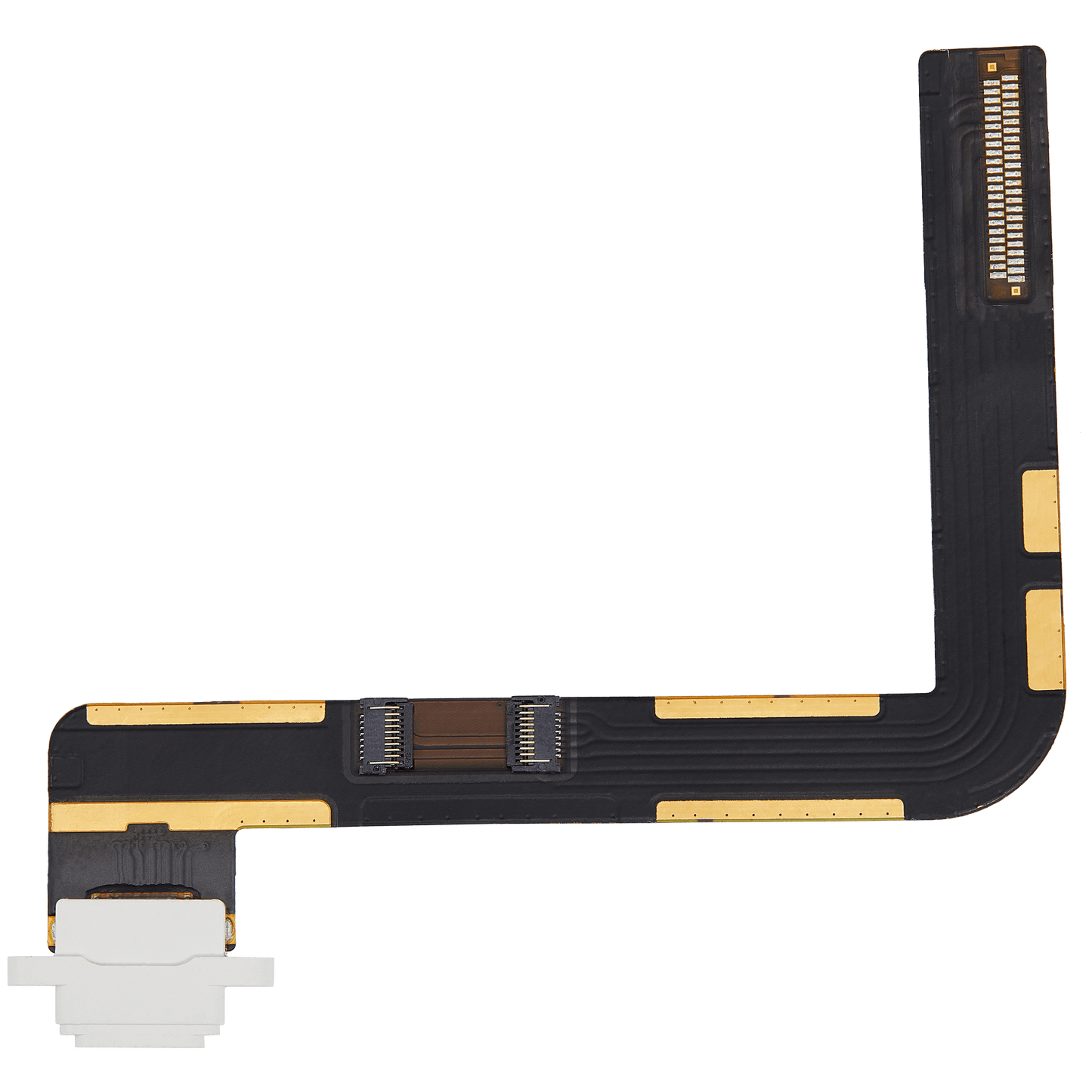 Charging Port Flex Cable For iPad 7 (2019) / iPad 8 (2020) / iPad 9 (2021) (Used OEM Pull: Grade A) (White)