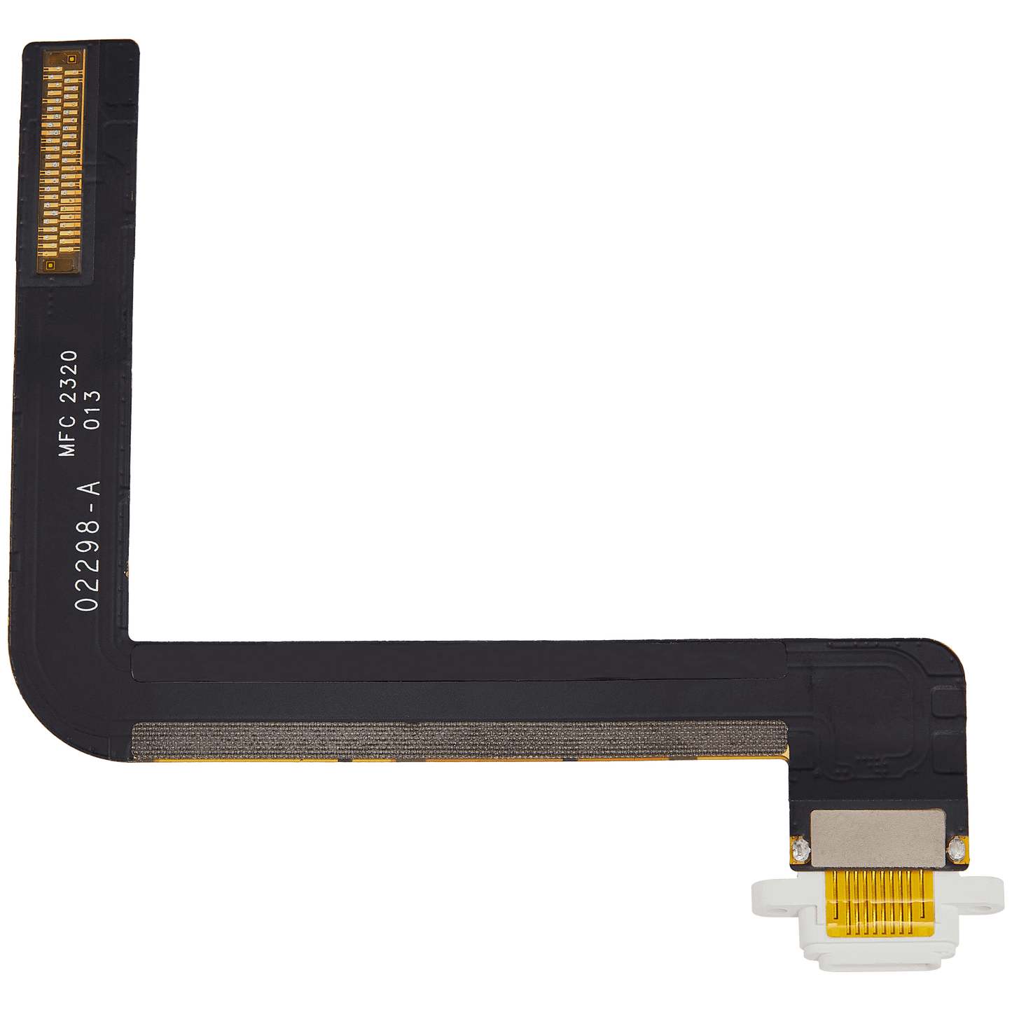 Charging Port Flex Cable For iPad 7 (2019) / iPad 8 (2020) / iPad 9 (2021) (Used OEM Pull: Grade A) (White)