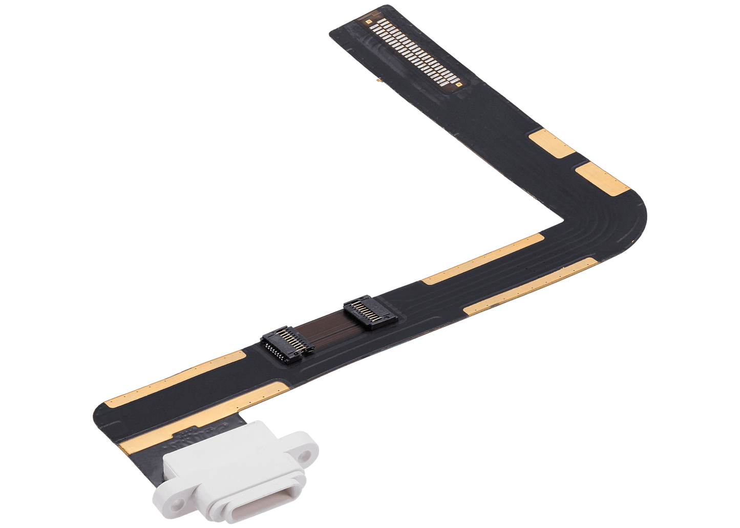 Charging Port Flex Cable For iPad 7 (2019) / iPad 8 (2020) / iPad 9 (2021) (Used OEM Pull: Grade A) (White)