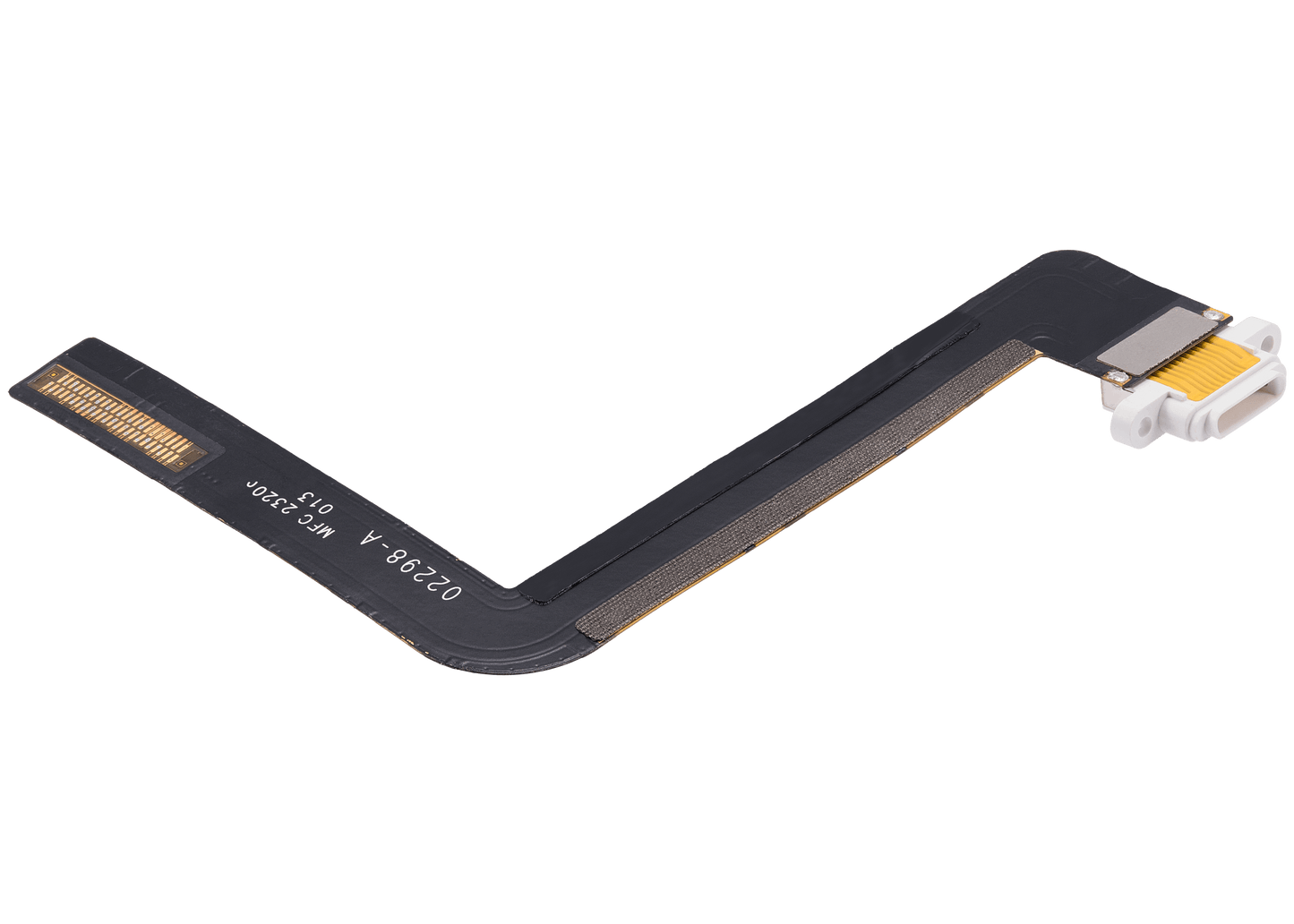 Charging Port Flex Cable For iPad 7 (2019) / iPad 8 (2020) / iPad 9 (2021) (Used OEM Pull: Grade A) (White)