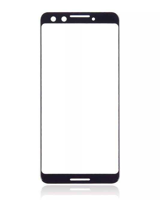 Front Cover Glass For Google Pixel 3 (Just Black) - replacement part product view