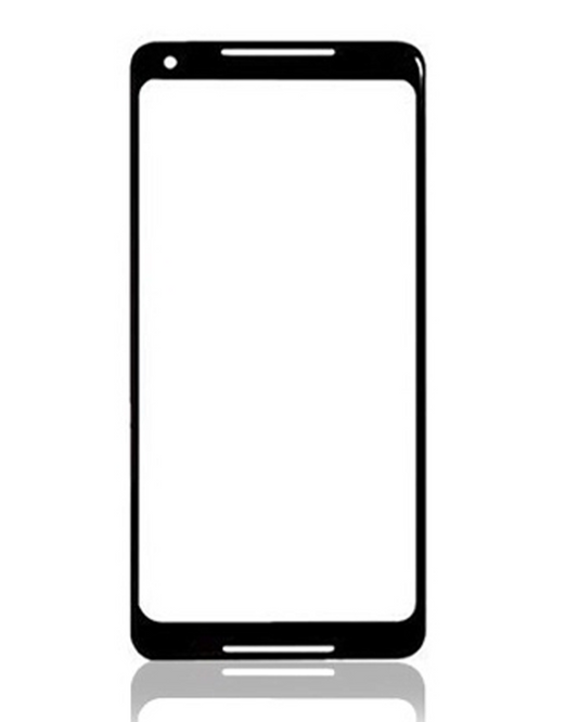 Front Glass For Google Pixel 2 XL (Black) - replacement part product view