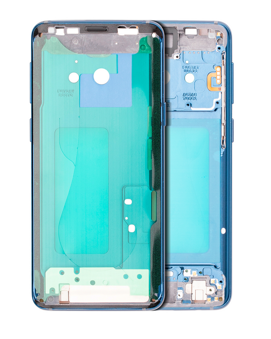 Mid-Frame Housing For Samsung Galaxy S9 (With SmallParts) (Coral Blue Frame)