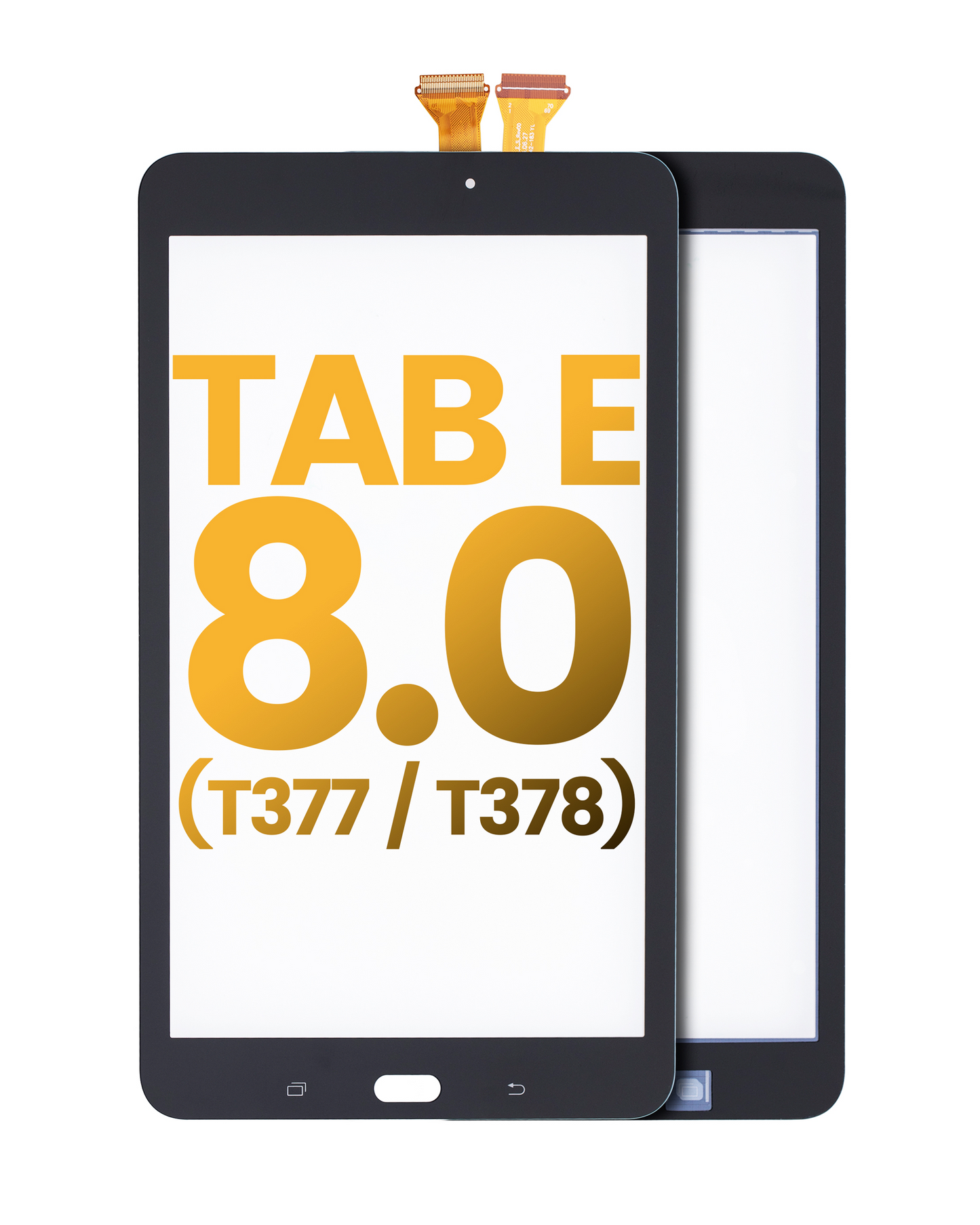 Digitizer For Samsung Galaxy Tab E 8.0" (T375 / T377 / T378) (2016) (Black) Samsung Galaxy Tab replacement part image 1
