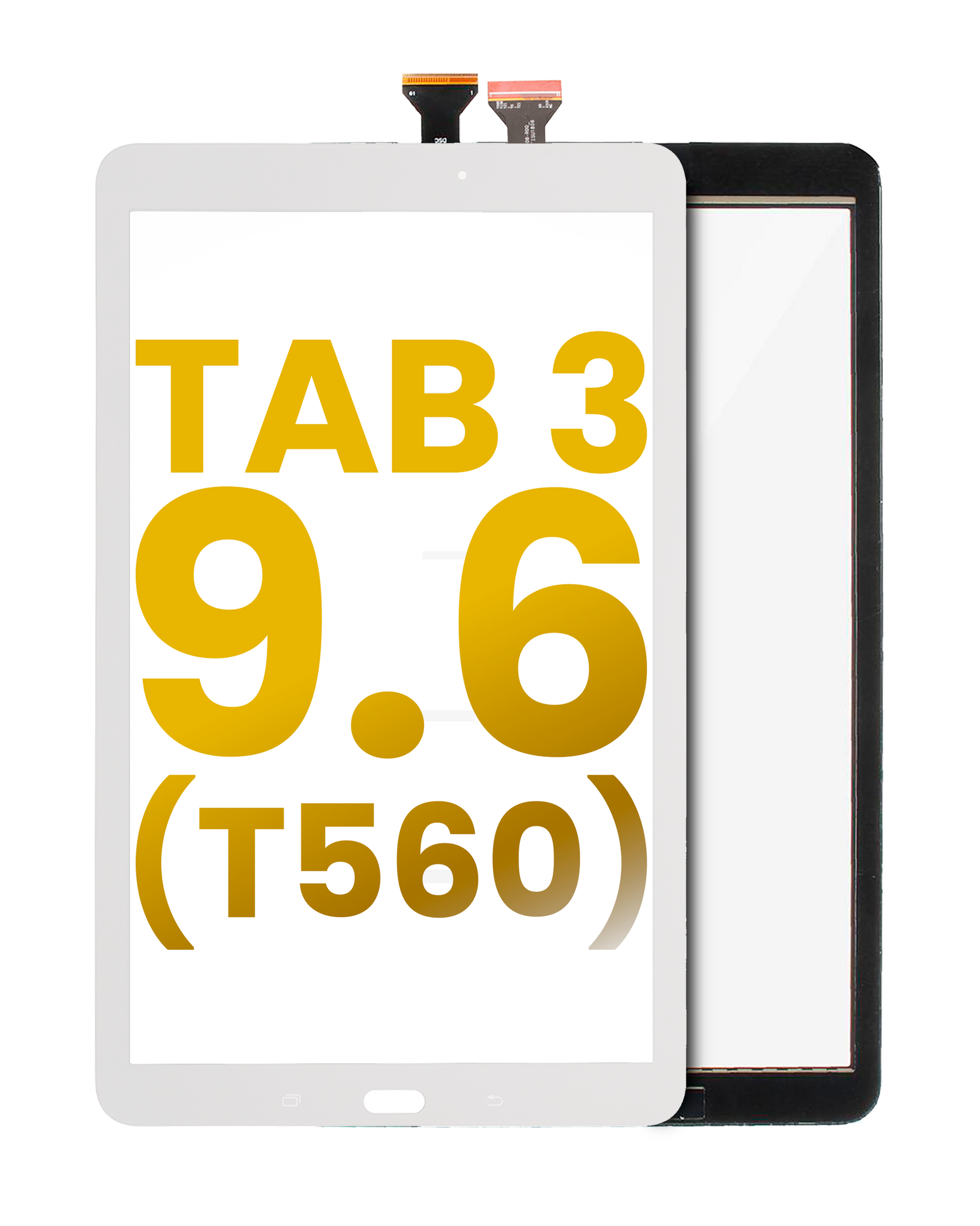 Digitizer For Samsung Galaxy Tab E 9.6" (T560 / T561 / T567) (2015) (White) Samsung Galaxy Tab replacement part image 1