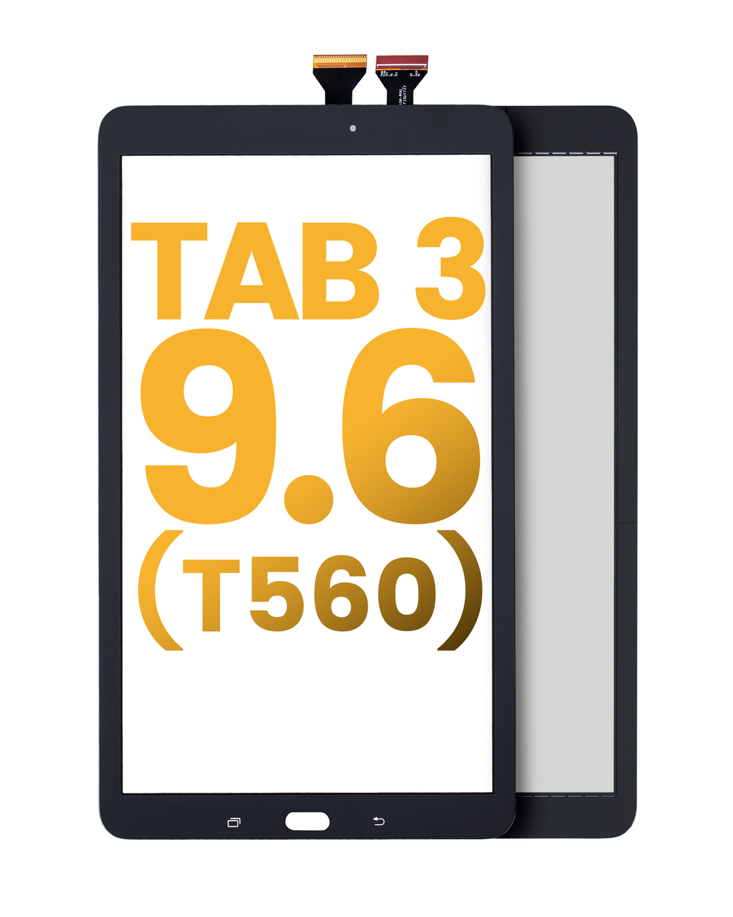 Digitizer For Samsung Galaxy Tab E 9.6" (T560 / T561 / T567) (2015) (Black) Samsung Galaxy Tab replacement part image 1