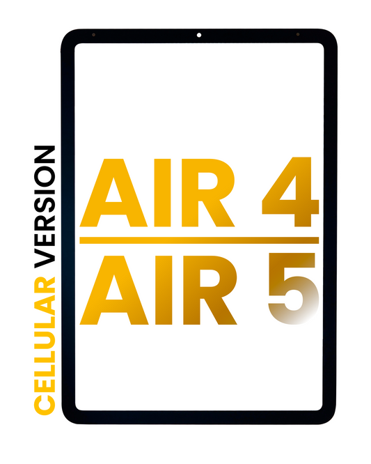 Front Glass For iPad Air 4 (2020) / iPad Air 5 (2022) (Cellular) (Glass Separation Required) (Premium) (All Colors)