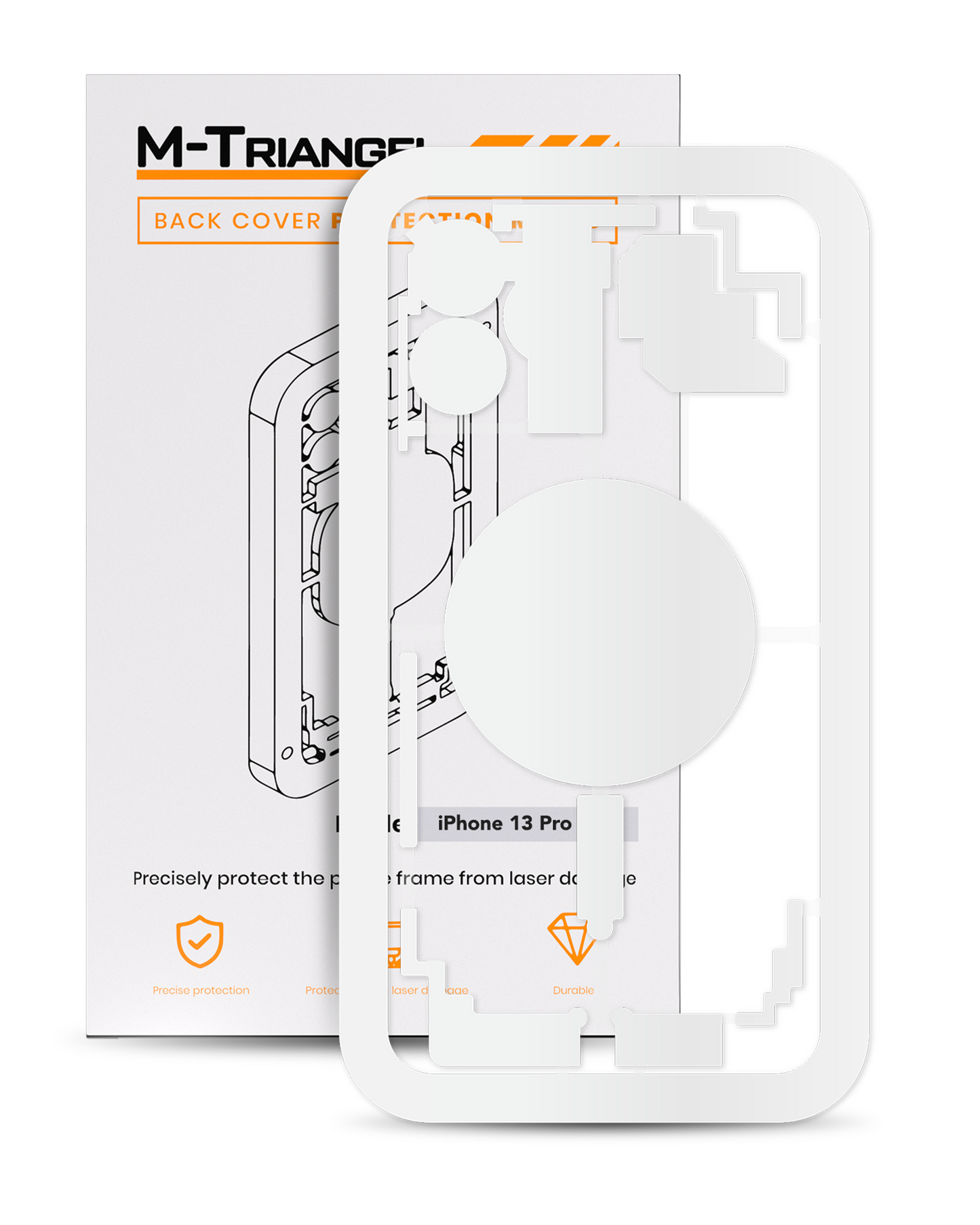 Laser Machine Protection Mold For iPhone 13 Pro Max (M-Triangel)