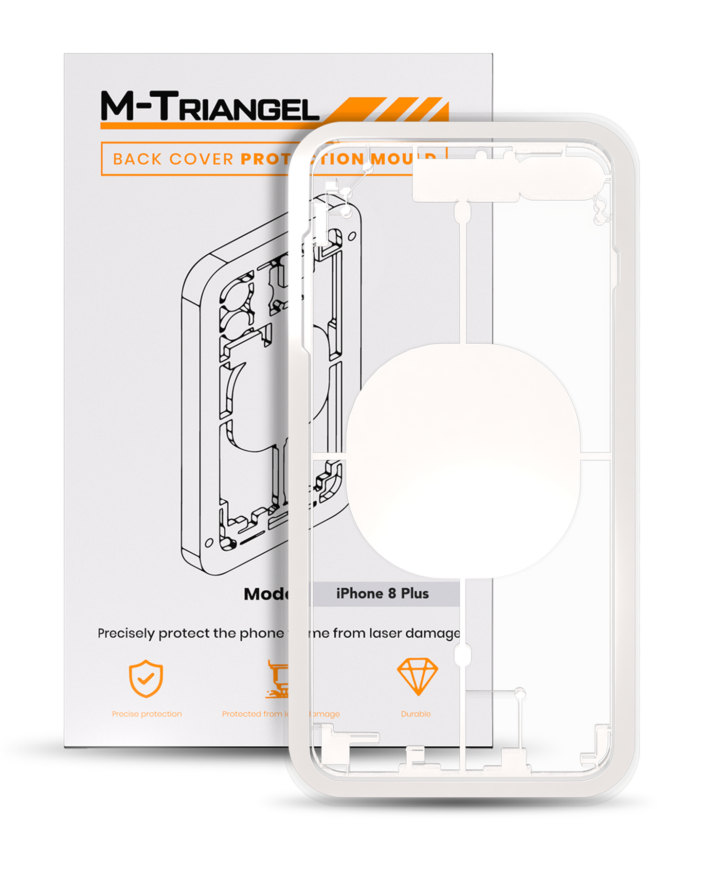 Laser Machine Protection Mold For iPhone 8 Plus (M-Triangel)