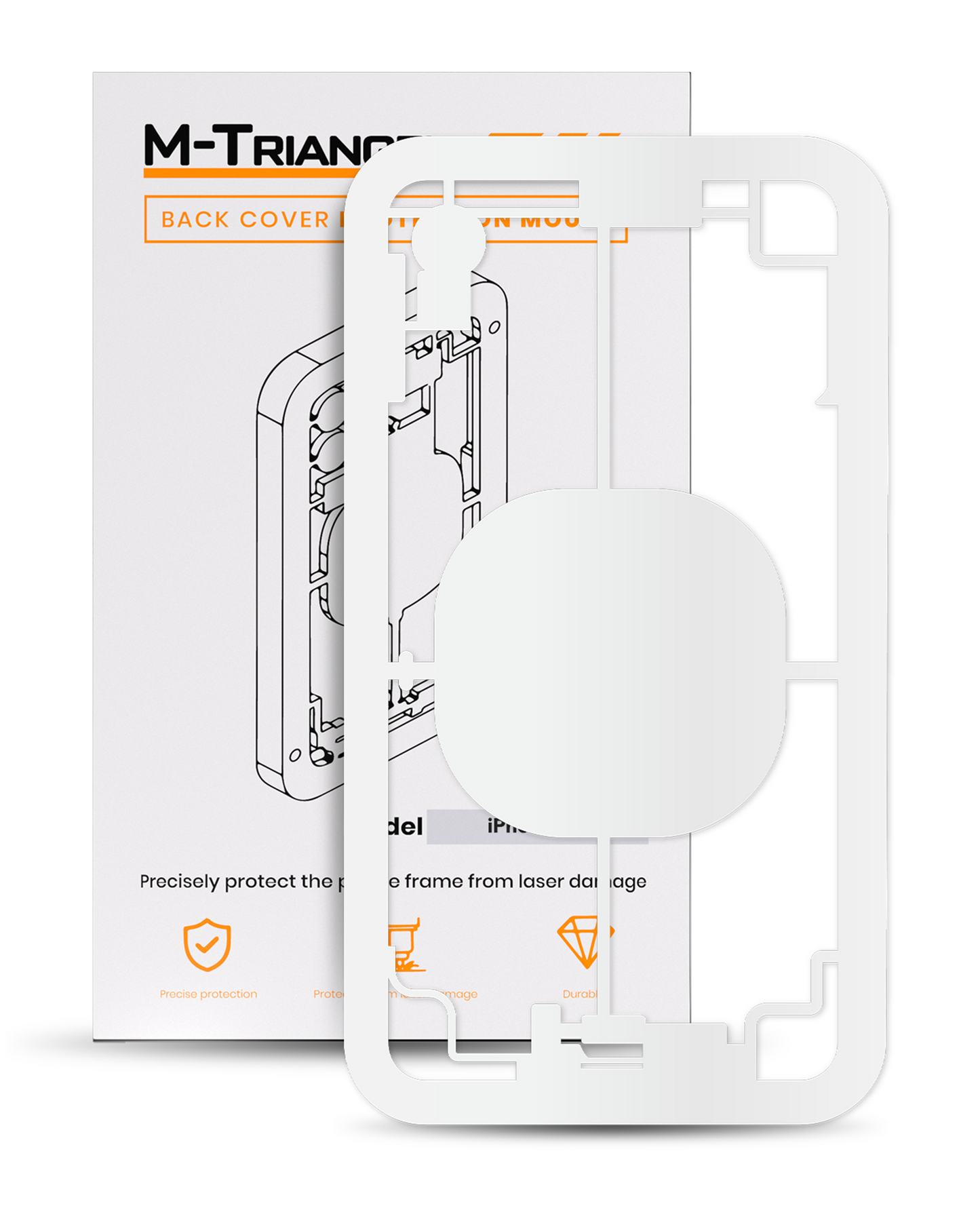 Laser Machine Protection Mold For iPhone XR (M-Triangel)