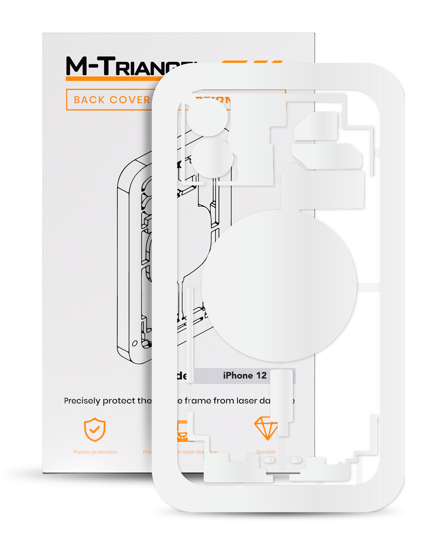 Laser Machine Protection Mold For iPhone 12 (M-Triangel)
