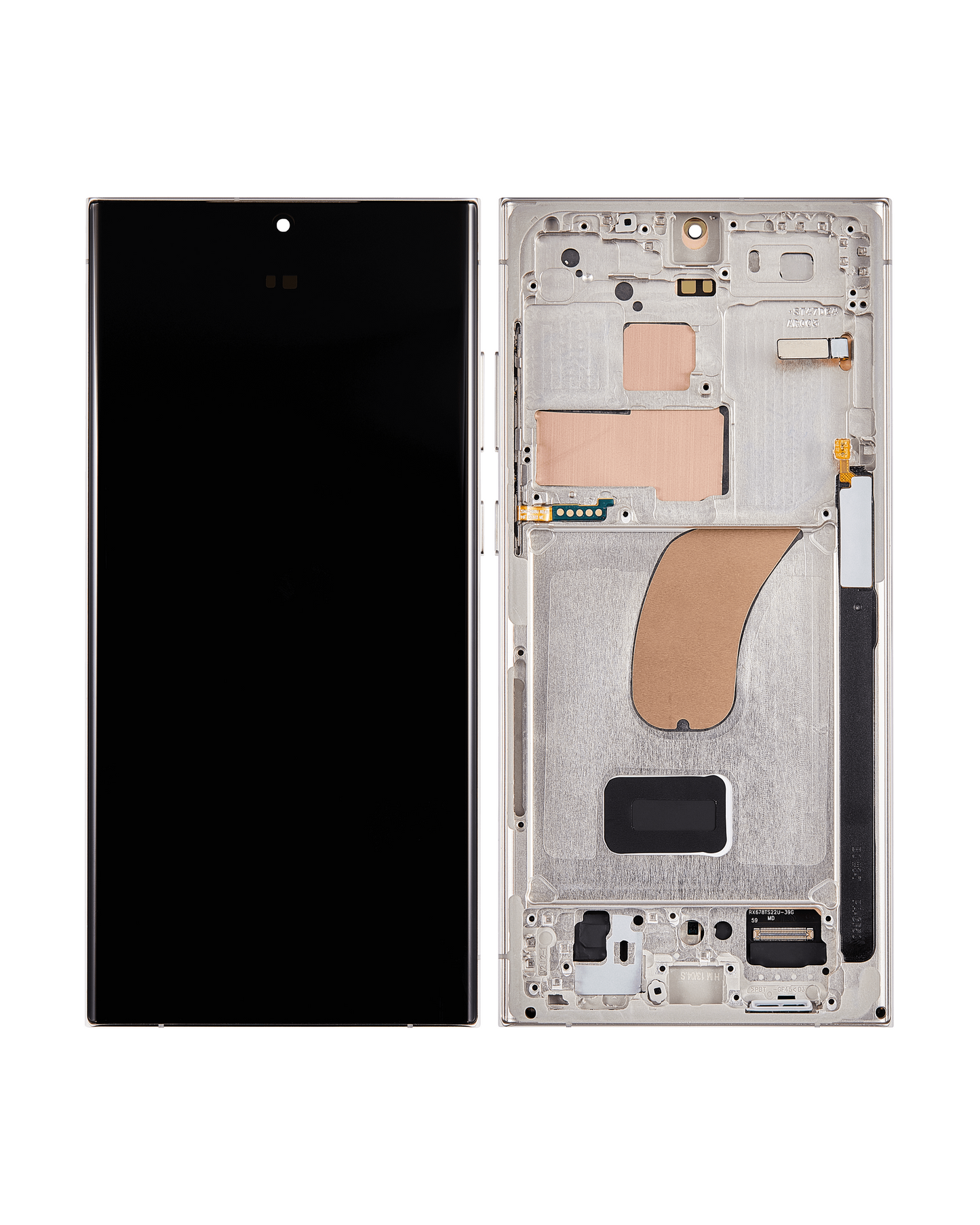 OLED Assembly With Frame For Samsung Galaxy S23 Ultra 5G (US & International) (Assembled) (Cream)