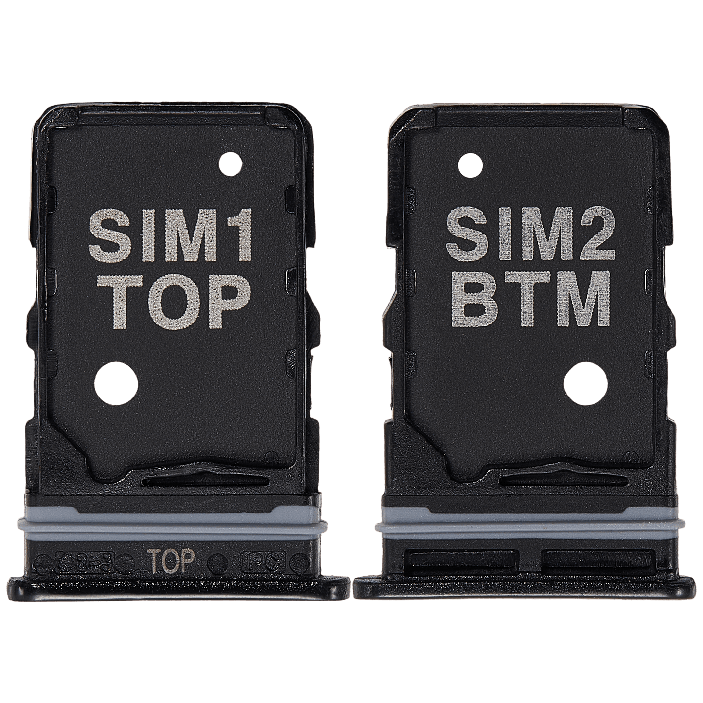 Dual Sim Card Tray For Samsung Galaxy A80 (A805 / 2019) (Phantom Black)