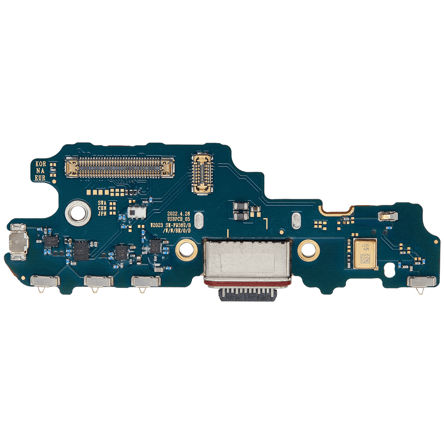 Charging Port Board For Samsung Galaxy Z Fold 4 (F936U) (US Version) (Premium) clear view