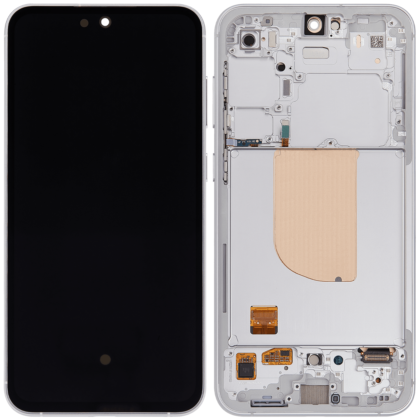 OLED Assembly With Frame For Samsung Galaxy S23 FE 5G (US & International Version) (Refurbished) (Mint / Cream / Purple / Indigo / Tangerine)