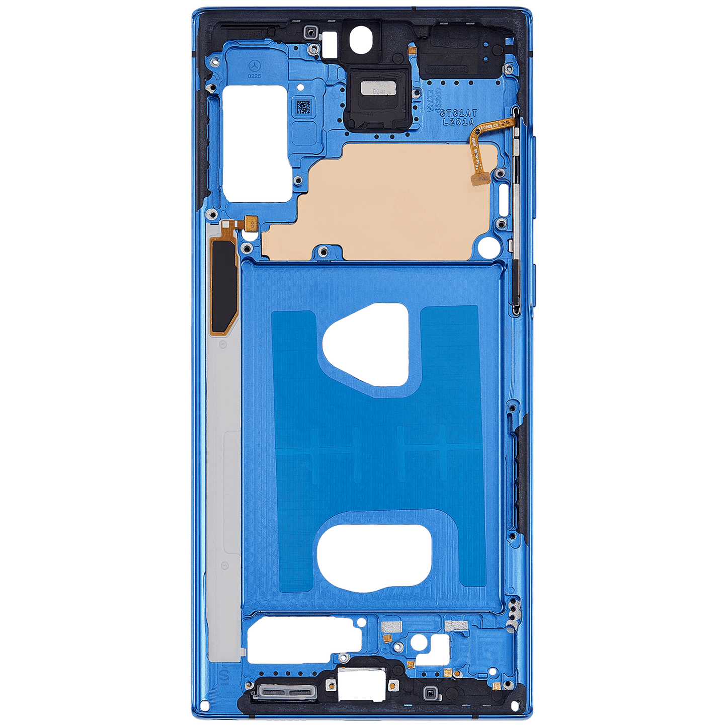 Mid-Frame Housing For Samsung Galaxy Note 10 Plus (Aura Blue)
