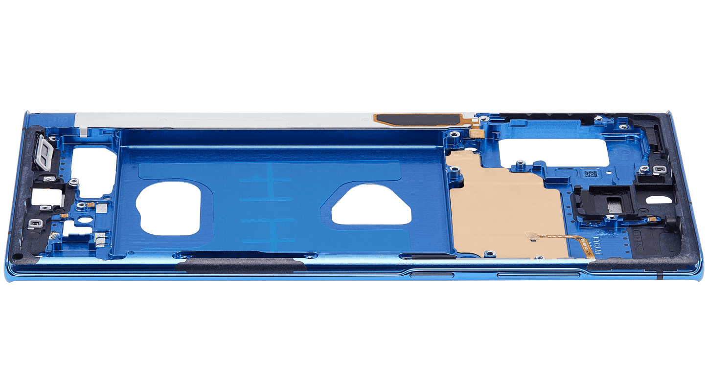 Mid-Frame Housing For Samsung Galaxy Note 10 Plus (Aura Blue)