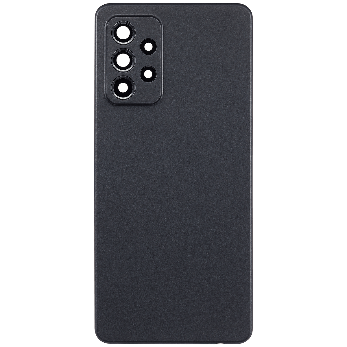 Back Cover Glass With Camera Lens For Samsung Galaxy A52 4G (A525 / 2021) (Aftermarket Plus) (Black) - product image 2